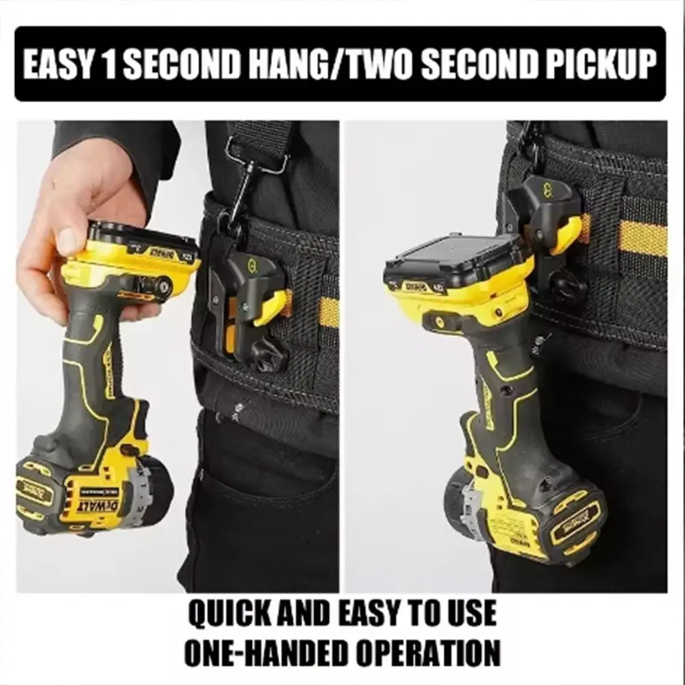 

Waist Buckle Power Tools Quick Hanging Hooks Quick Release Anti-fall Self-Locking Hooks Portable Professional Tools Organizer