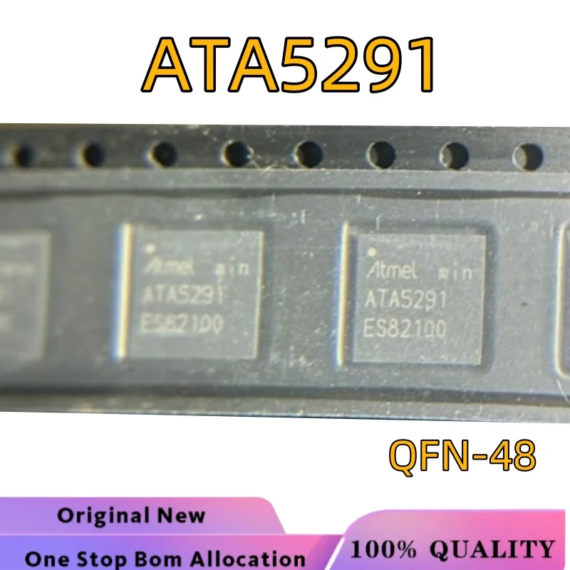 1PCS New ATA5291 IC QFN ATA5279N Intelligent Computer Board Receive Transmit Motor Drive Leakage Protection QFN Chip IC Module