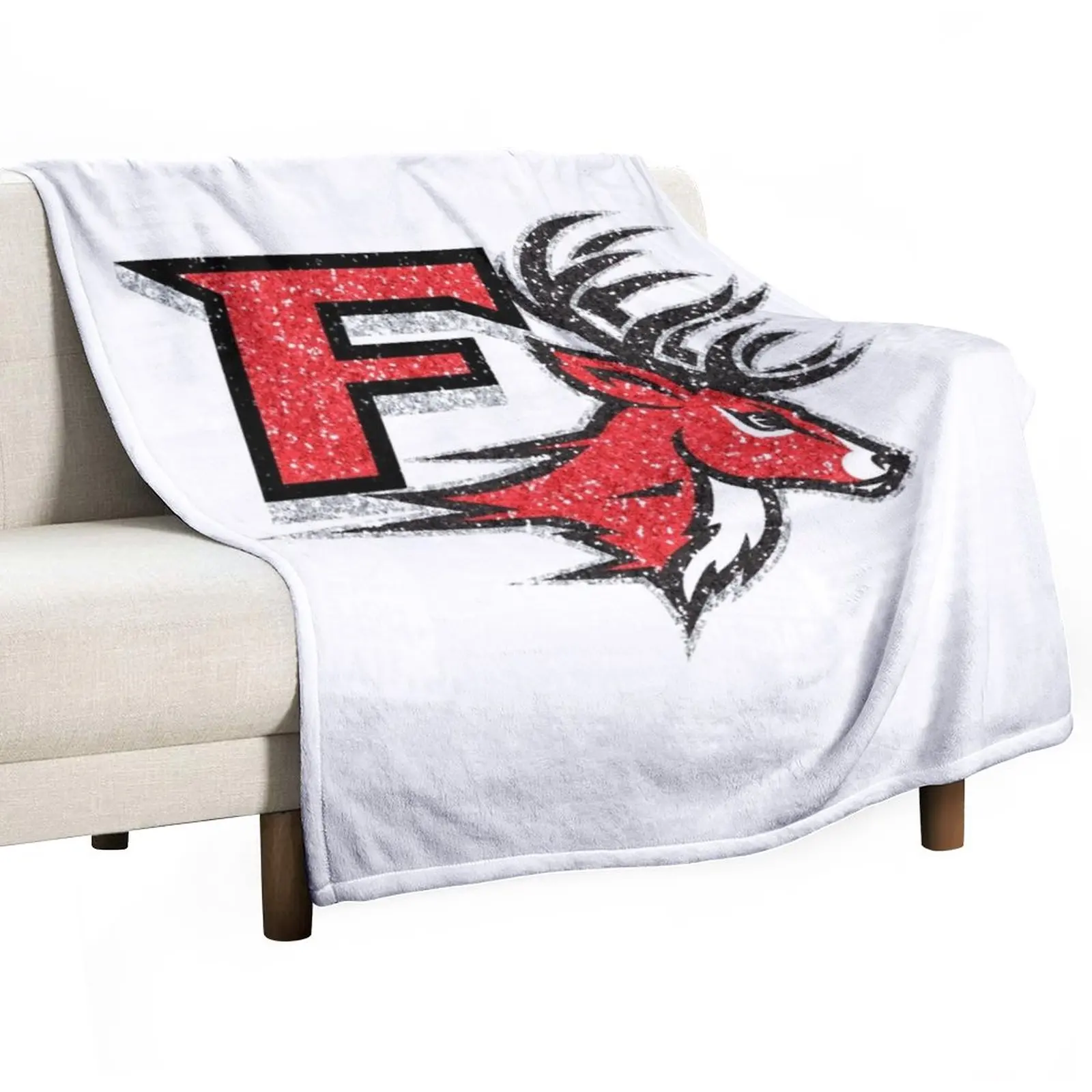 

fairfield logo Throw Blanket Giant Sofa Blanket Soft Bed Blankets Beach Blanket Quilt Blanket