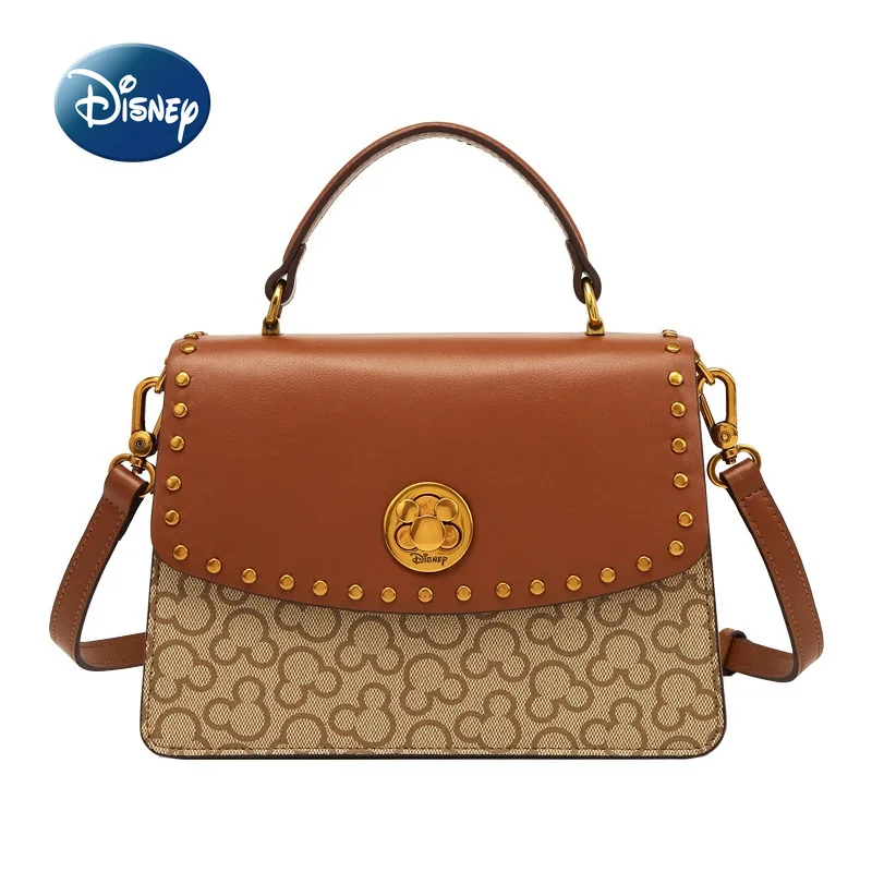Disney Mickey Original New Women's Shoulder Bag Luxury Brand Original Fashion Women's Handbag Large Capacity Women's Bag