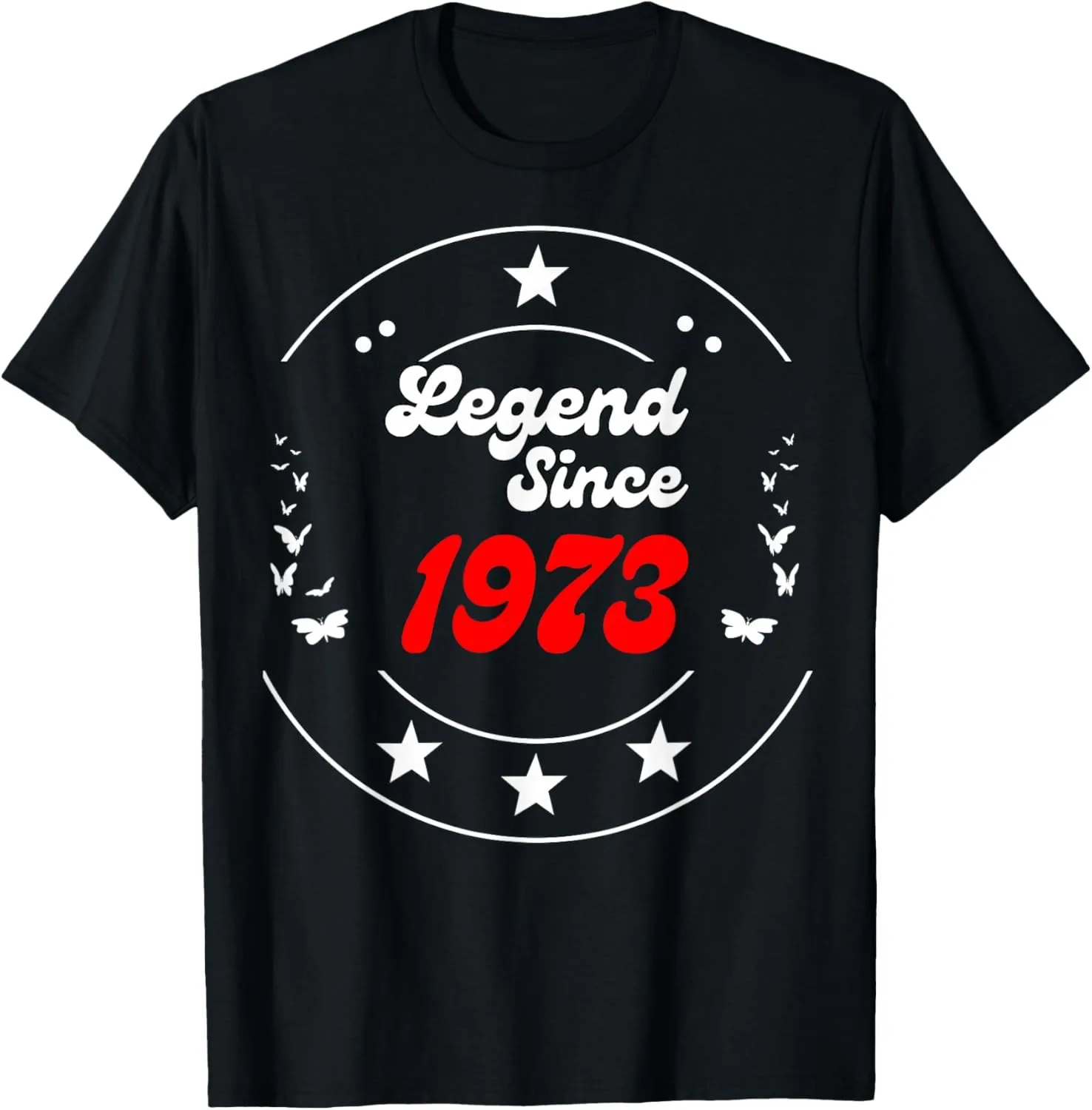 Vintage 1973 Original Parts Shirt Made in 1973 T-Shirt Casual  Individuality T Shirt for Man Camisas Streetwear