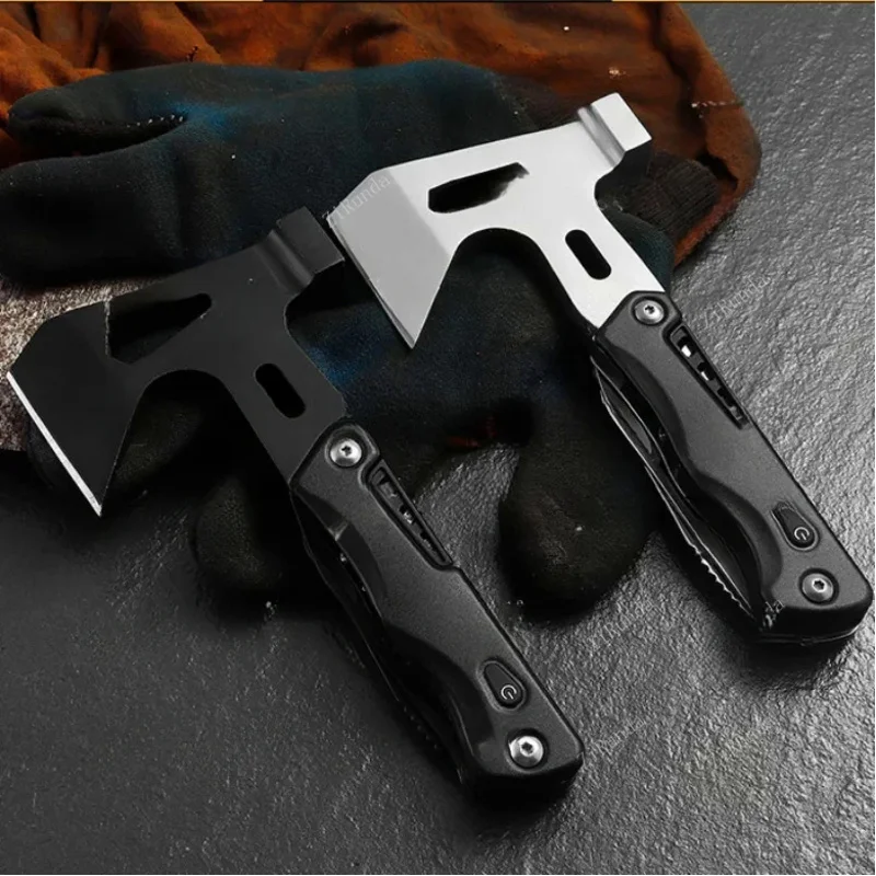 New -functional LED light, multi-purpose axe , outdoor survival safety hammer belt