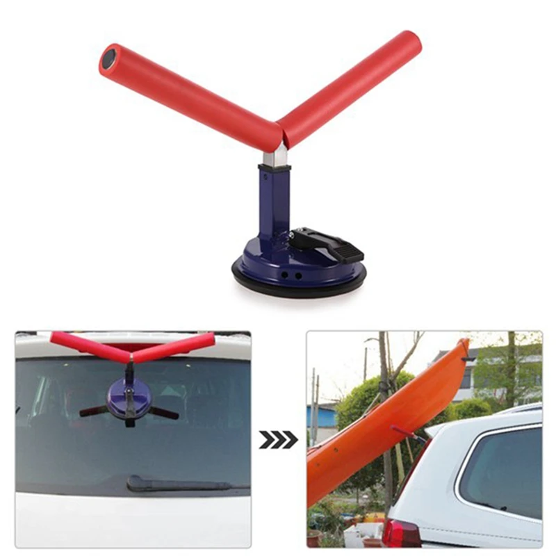 

Kayak Canoe Surfboard Adjustable Mounting Bracket Base Car Kayak Height Bracket Red