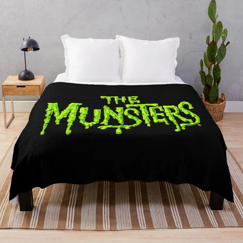 The Munsters Throw Blanket custom blanket Double blanket fuzzy blanket