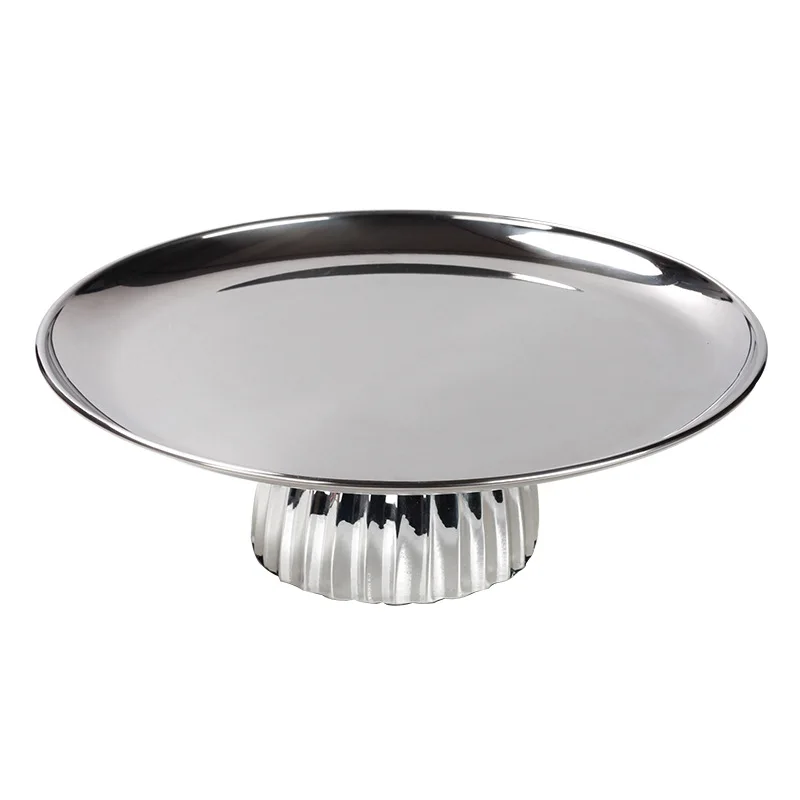 Geometric tall round fruit plate ornament sales office model room home desktop storage basin
