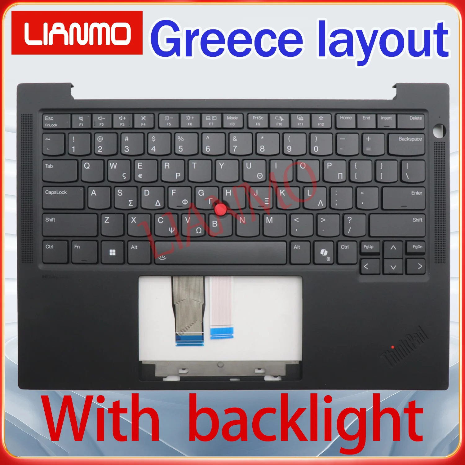 Arabic/Greece/Hebrew/Korean/Russian/Thai/US Layout for Lenovo ThinkPad T14S Gen5/T14S Gen6 C-shell Backlit Keyboard