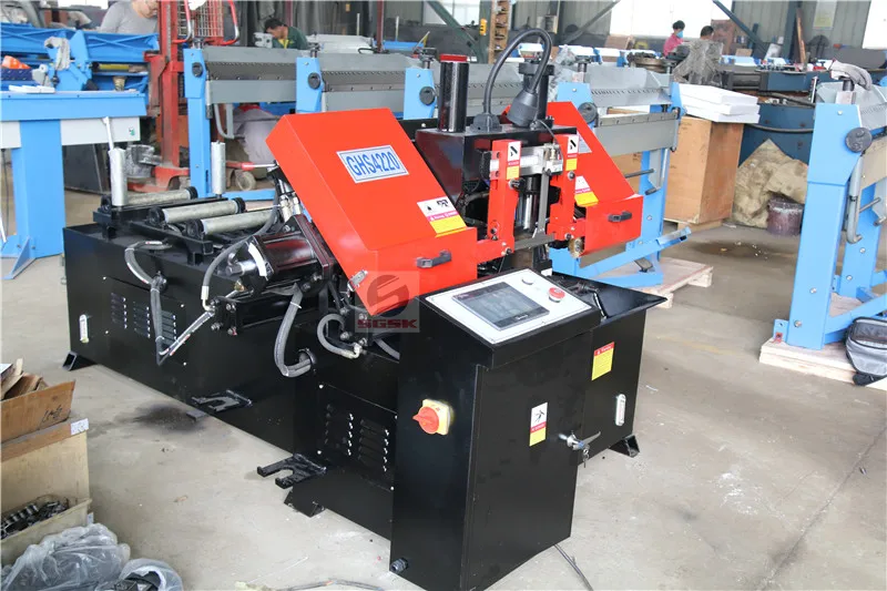 Automatic Metal Band Sawing Machine GHS4228 - High Efficiency Steel Cutting Saw
