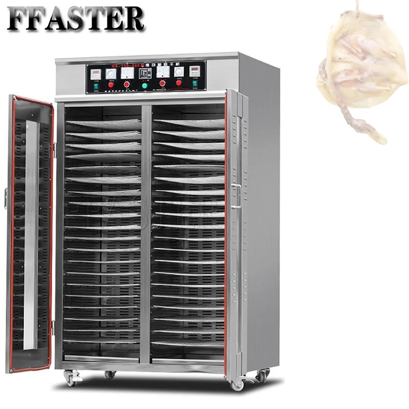 

Large Commercial 40-Layers Food Dehydrator Stainless Steel Dried Fruit Machine Fruit Vegetable Food Dryer 220V