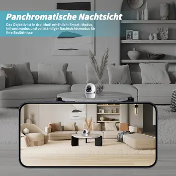 WESECUU 1080P 高清家用安防攝像頭,室內無線迷你攝像頭,2.4G Wi-Fi,雙向通話 10 最佳銷售 室內無線攝影機 - №10