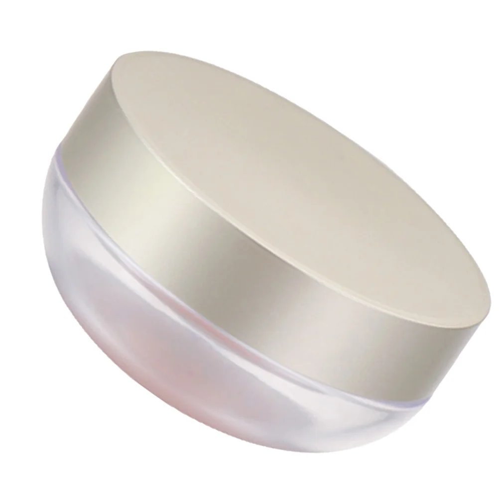 صندوق بودرة مدمج بتصميم شبكي مرن، حاوية مكياج محمولة ذات سعة كبيرة لتخزين المسحوق السائب أثناء السفر #6