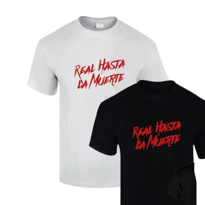 

BCC Premium t-shirt black or white to death Anuel Premium quality cotton 190grs Unisex crop top women y2k top y2k clothes