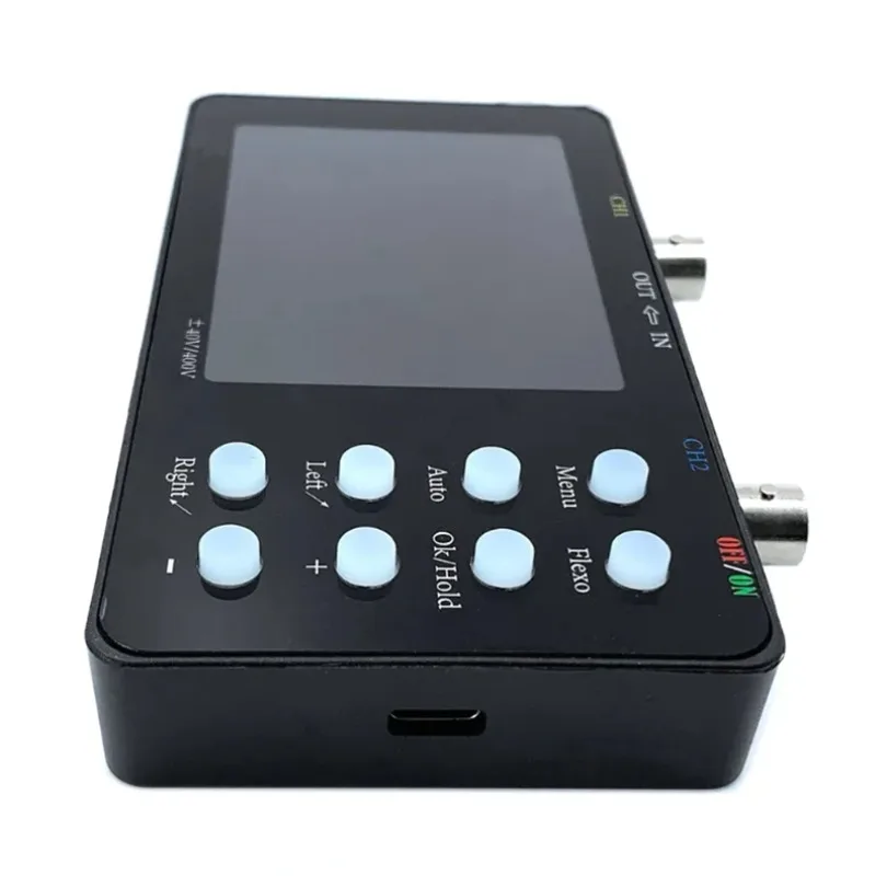 Dual Channels Digital Handheld Oscilloscope PWM 50M 10Mhz Sampling Rate 2.5KSa/S Analog Bandwidth #xhd