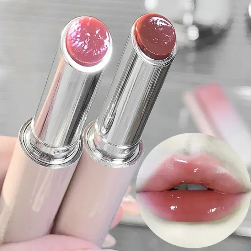 Clear Water Light Solid Lip Gloss Jelly Watery Pink Lipstick Pencil Moisturising Mirror Lipstick Pen Korean Lips Makeup Cosmetic