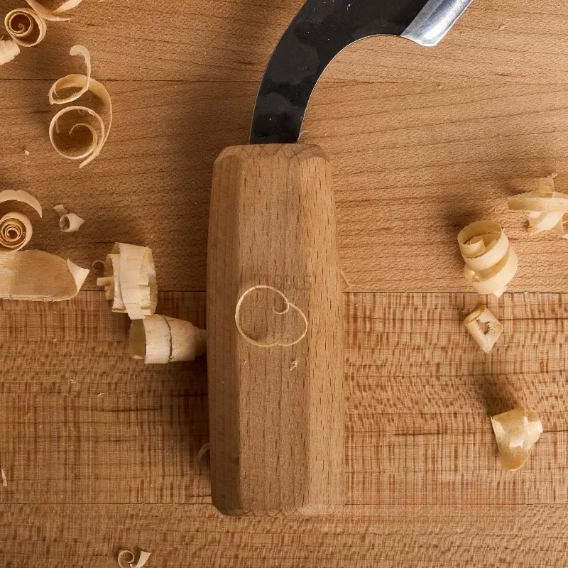 النجارة مستقيم رسم سكين اليدوية صنع فارغة خاصة تقشير سكين التخطيط عالية الكربون الصلب الخشب الخام التشذيب المسوي #6