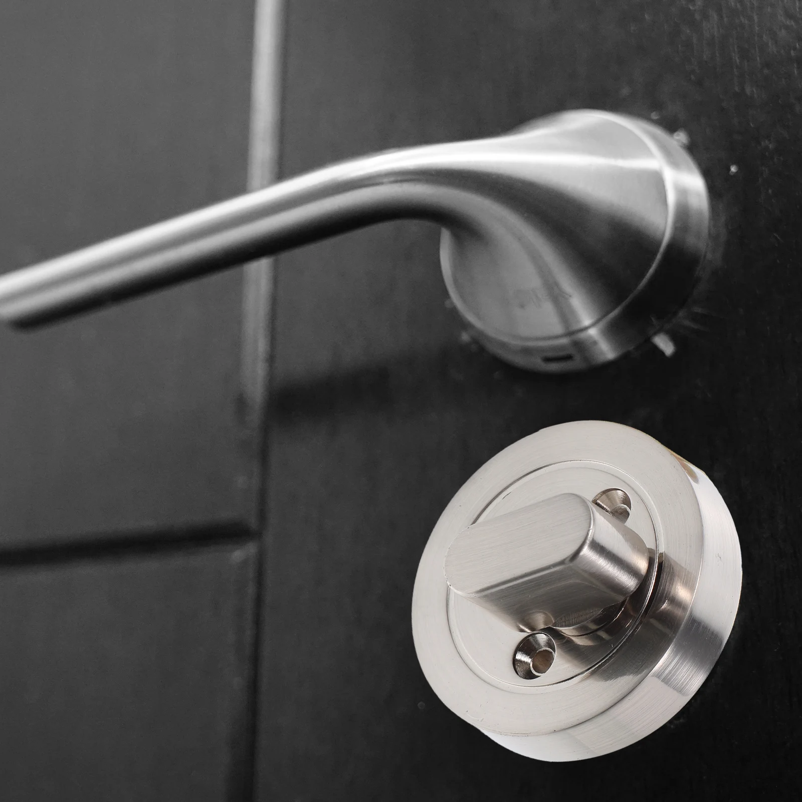 

Round Door Zinc Alloy Smooth Hidden Locks for Bedroom Bathroom Entrance Doors Steel Cylinder Lock Color Hardware