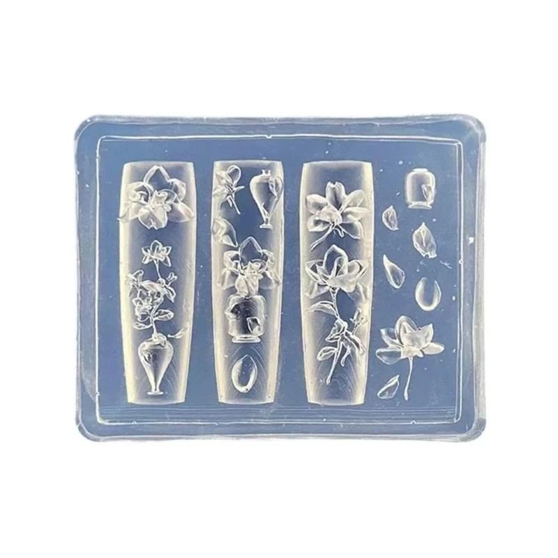 

Модный набор силиконовых форм с бантом для изготовления 3D-ювелирных изделий для ногтей и персонализации проектов, для