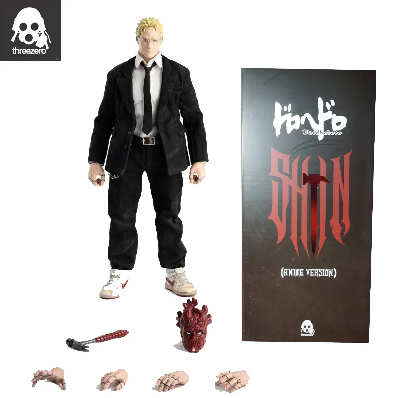 Stock 100% original Threezero FigZero Heart 3A Dorohedoro 1/6 Shin senior anime action figure model collection limited gift Toy