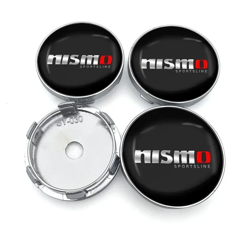 Car Rim Cover Decal Tire Wheel Center Hub Cap Sticker Emblem Decal For Nissan Nismo Emblem R34 GTR Tiida Sylphy X-trail Qashqa