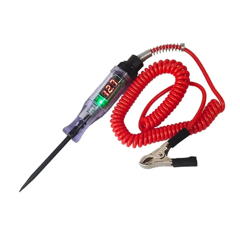 Car Circuit Tester Truck Voltage Tester Circuit DC 6V 12V 24V Auto Circuit Tester Diagnostic Probe Test Pen Repair Tools