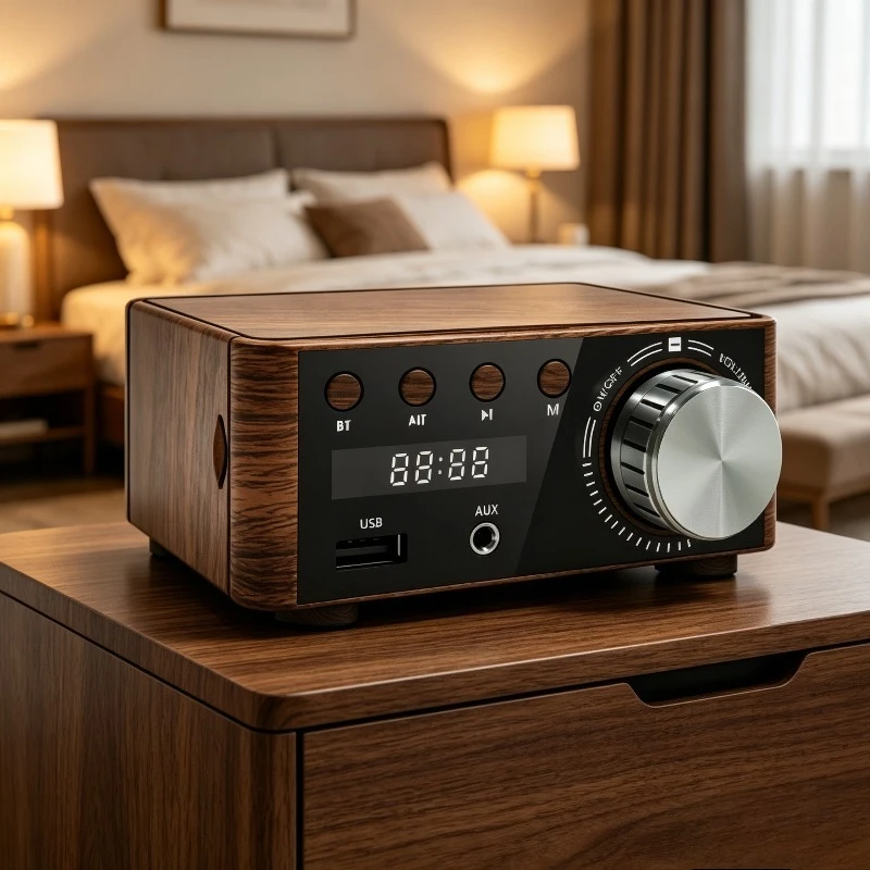 Bluetooth Digital Power Amplifier Class‑D Mini Hi‑Fi Audiophile Speaker MP3 Lossless Player