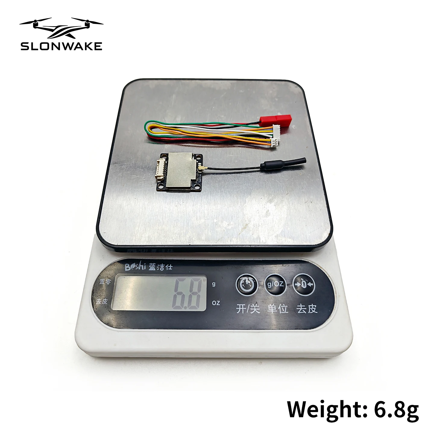 SLONWAKE 5.8G 48CH 600mW VTX وضع الطاقة العالية للتحويل جهاز إرسال الفيديو دعم 7-24 فولت الطاقة لطائرات بدون طيار RC طويلة المدى