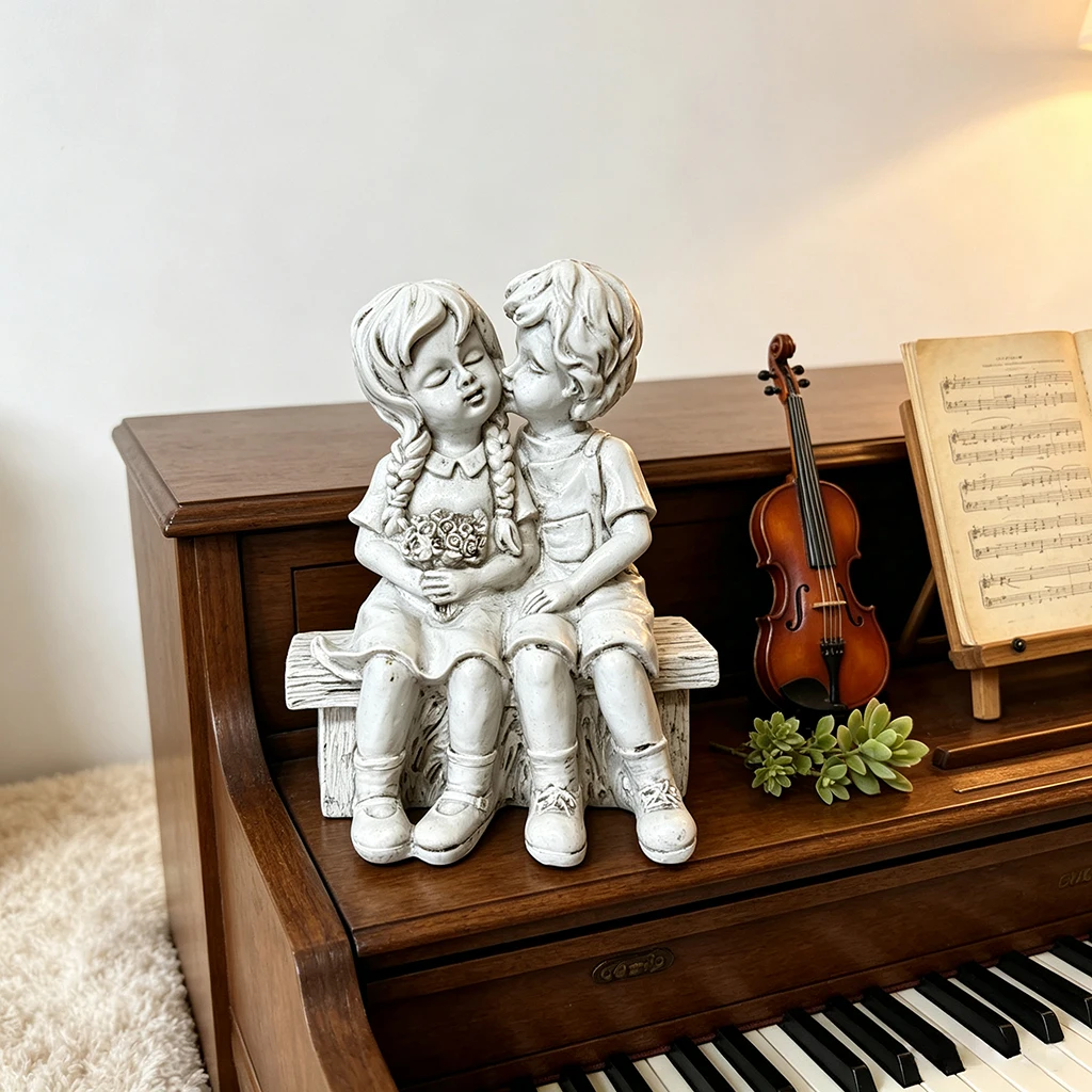 Resin Art Aesthetic - Sevimli Küçük Erkek ve Kız Reçine