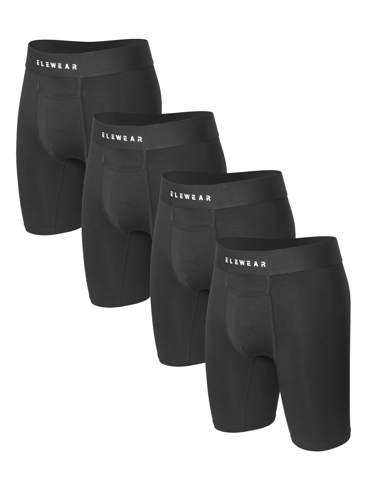 4 قطعة ملابس داخلية مشروط للرجال مع فتحة قابلة للتنفس سراويل داخلية للرجال سراويل داخلية بوكسر قصيرة
