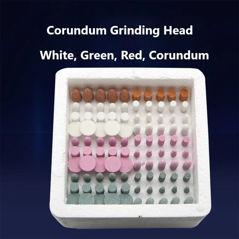 1pcs Dental Ceramic Grinding Head Porcelain Laboratory Polishing Material Dentist Tool Corundum Grinding Wheel Denture Cleaning