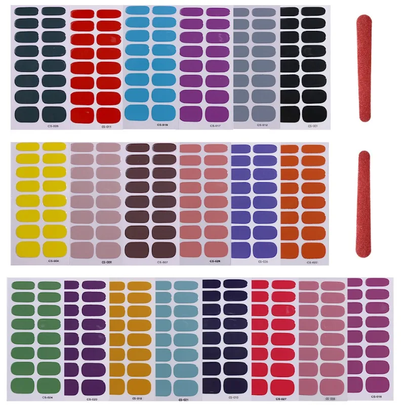 

Новые наклейки для ногтей, 12 листов X 16 шт., полоски лака для ногтей с полной оберткой, самоклеящиеся гелевые наклейки для дизайна ногтей для женщин и девочек