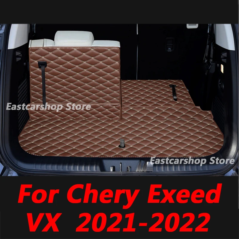 

For Chery Exeed VX 2021 2022 Car Rear Trunk Mat Cargo Boot Liner Tray Rear Boot Luggage Decoration Pad Accessories Cover