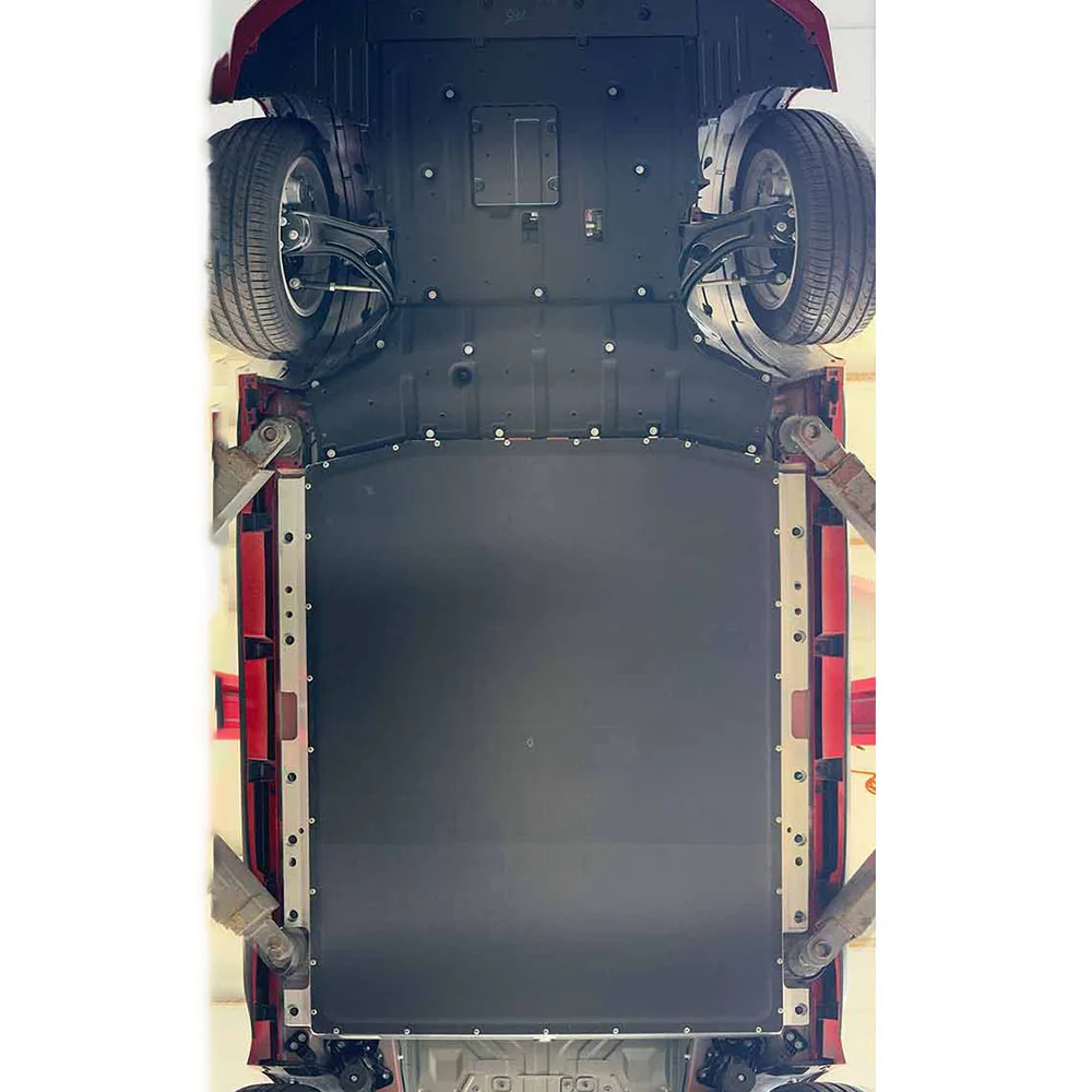 لوحة واقية للمحرك الأمامي الخلفي المحرك الأمامي الخليط الخلفي هيكل البطارية لوحة حماية لـ GAC AION S Pio 2025 505KM