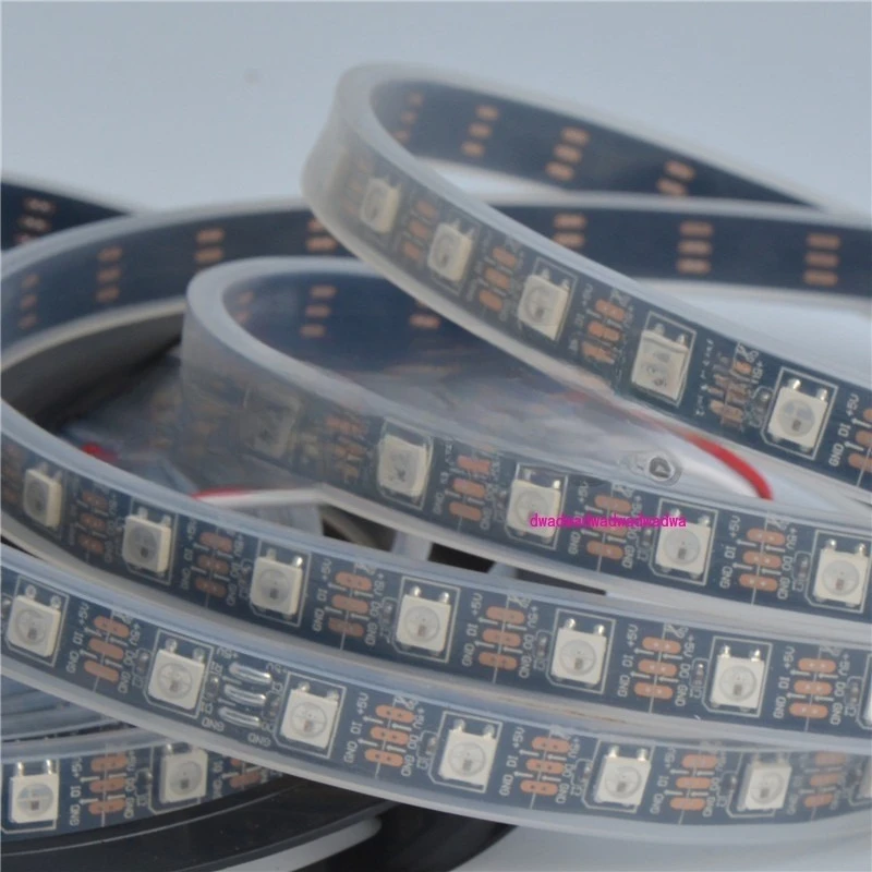 

5V one meter starting shot WS2812B 60 light pixel light strip, bare board, glue drop, sleeve, glue filling full color LED