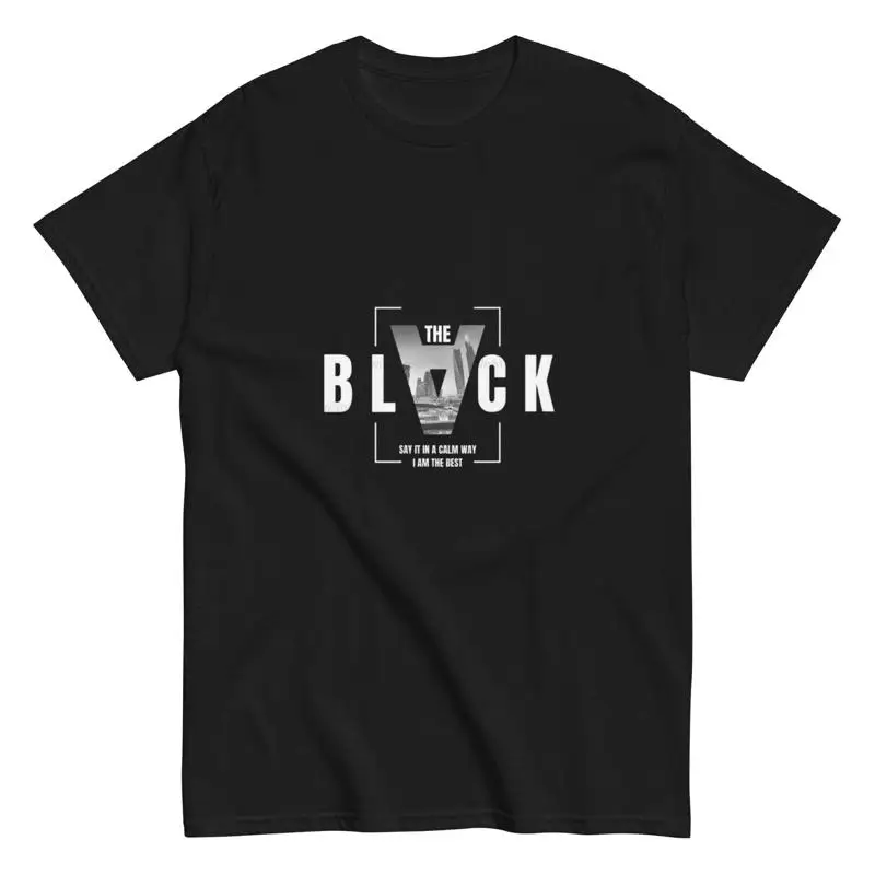

Футболка New York City The Black I Am Best Nyc Cityscape Топ Urban Fashion Премиум на весь день