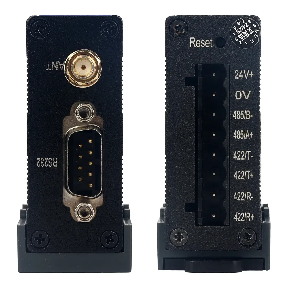RF wireless transceiver module AMSAMOTION RS232/485/422-RF 433Mhz high-speed communication remote download