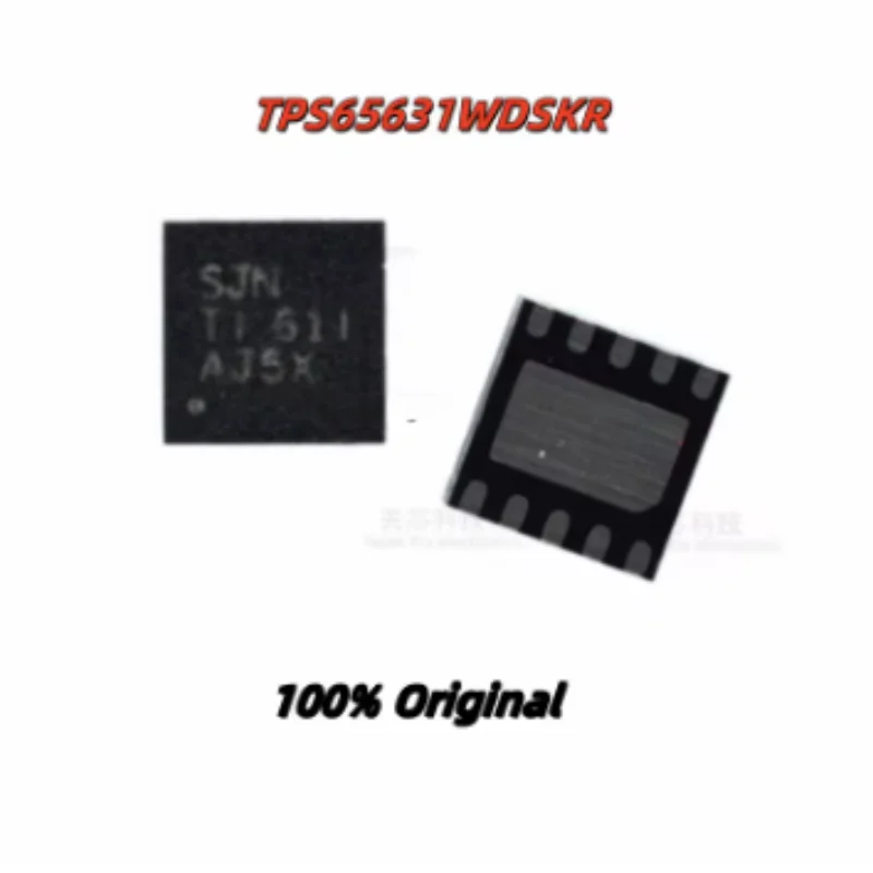 10PCS TPS65631WDSKR Original Dual Output AMOLED Display Power Supply IC WSON-10 2.5x2.5 Voltage Regulator Chip For Small Screen