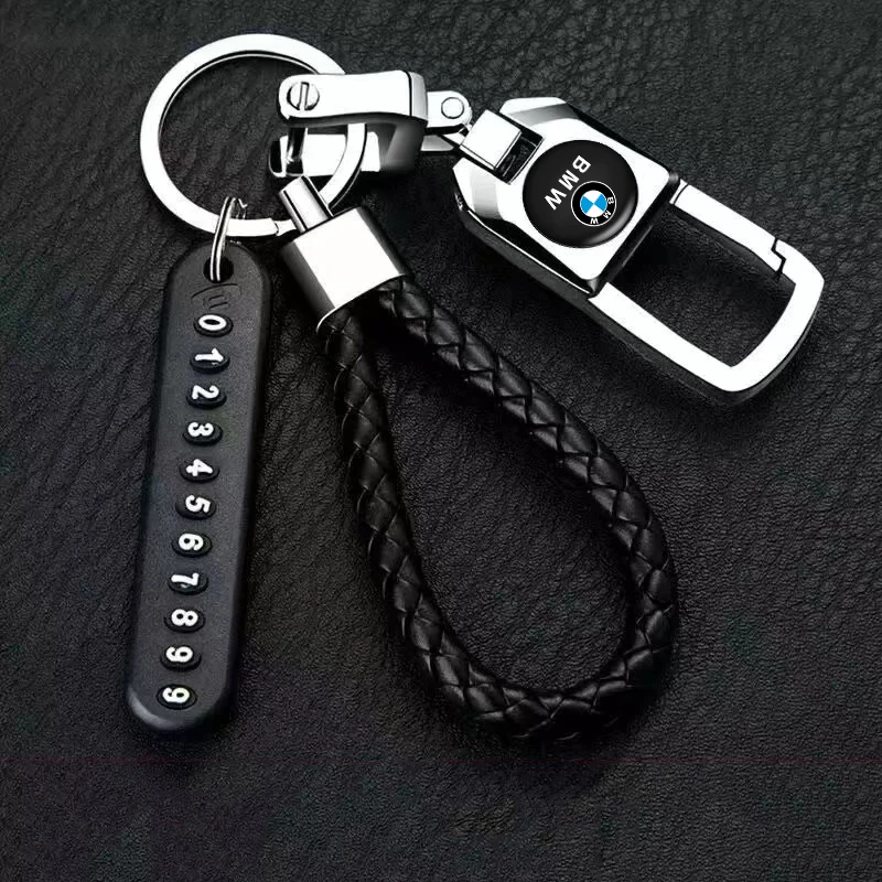 Fashion Metal Key Ring Car Pendant Keychain Accessories For BMW Series i3 i4 G07 G06 G05 G02 G01 F48 F39 G42 G30 G20 G26 F01 F02