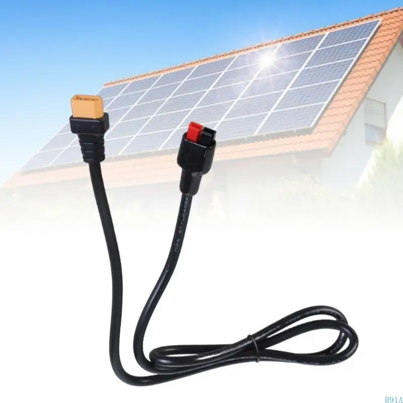 R91A XT60 Male to Solar Panel Connector Power Port Mext
