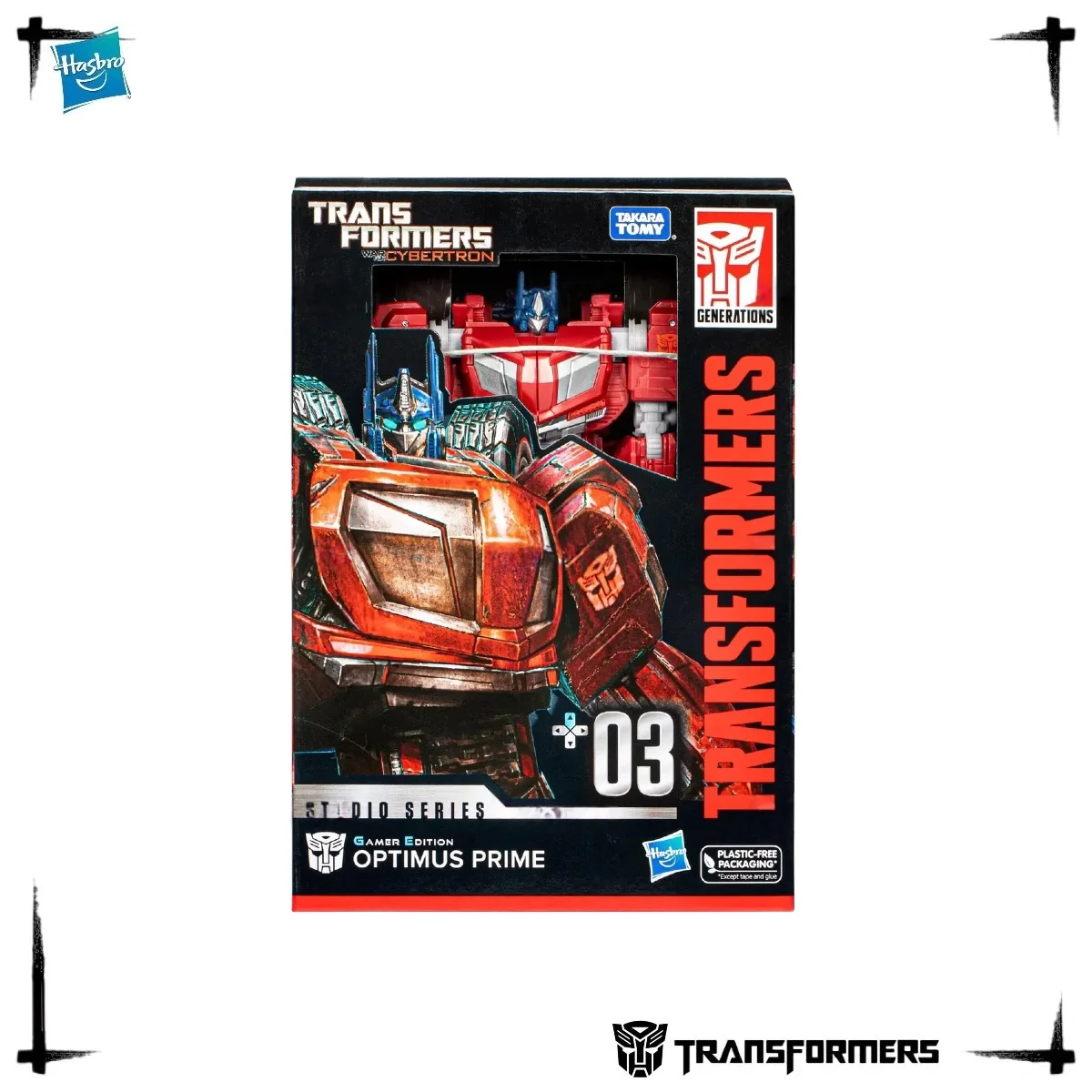 Official Hasbro Transformers WFC Gamer Edition Voyager Optimus Prime Autobot Leader Premium Collectible