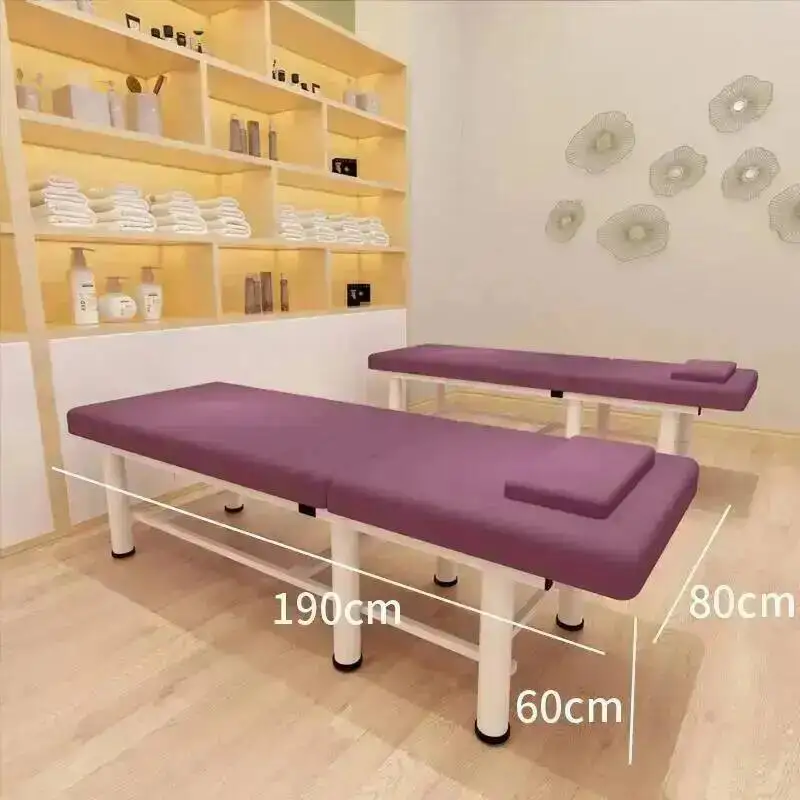 Table Pink Pedicure Spa Massage Comfort Esthetician Folding Bed Portable Full Body Table De Massage Beauty Furniture MQ50MB