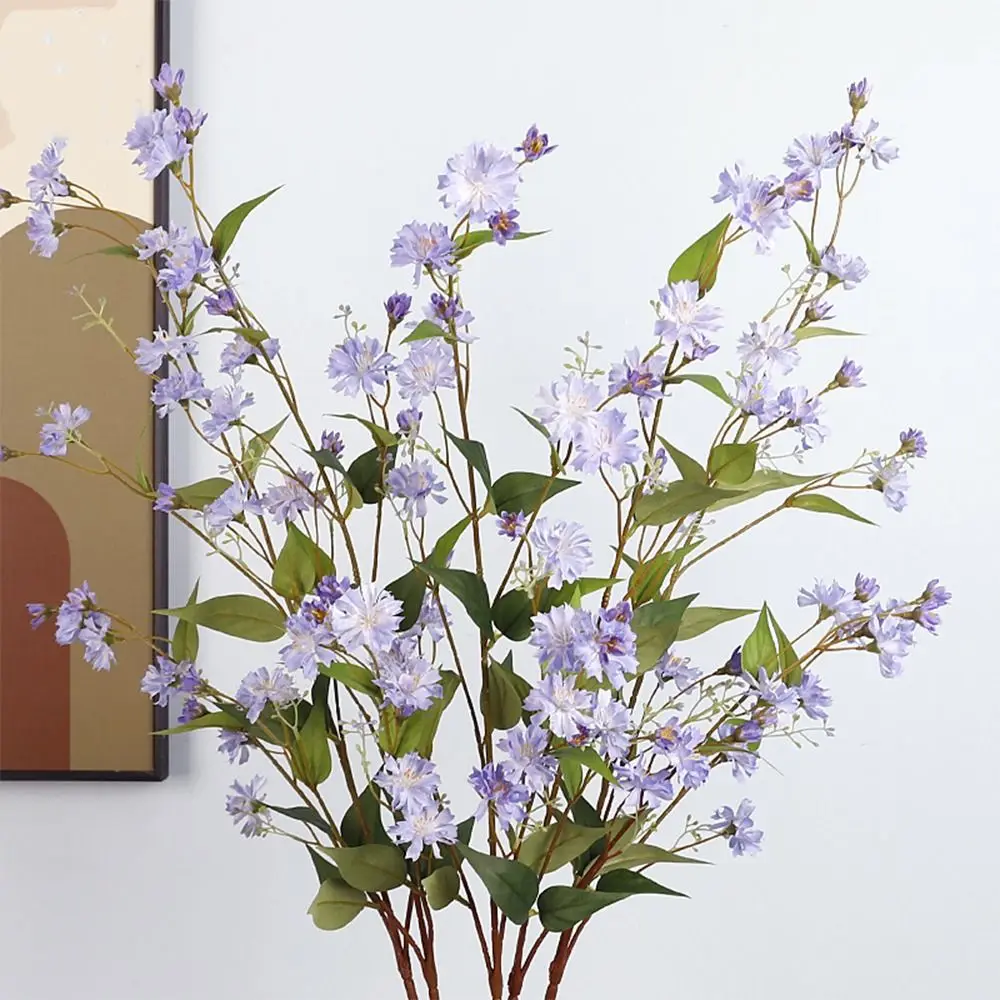 100cm Artificial Hieracium Flower Elegant Beautiful Simulation Snow Willow Branches Real Touch Handmade Fake Flower