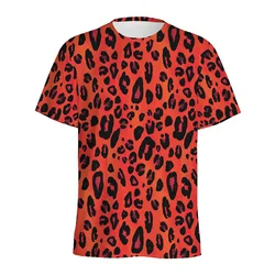 Multi Color 3D Printing Zebra Leopard T Shirt For Men Summer Round Neck Short Sleeves Tees Women Casual Street Loose T-shirt