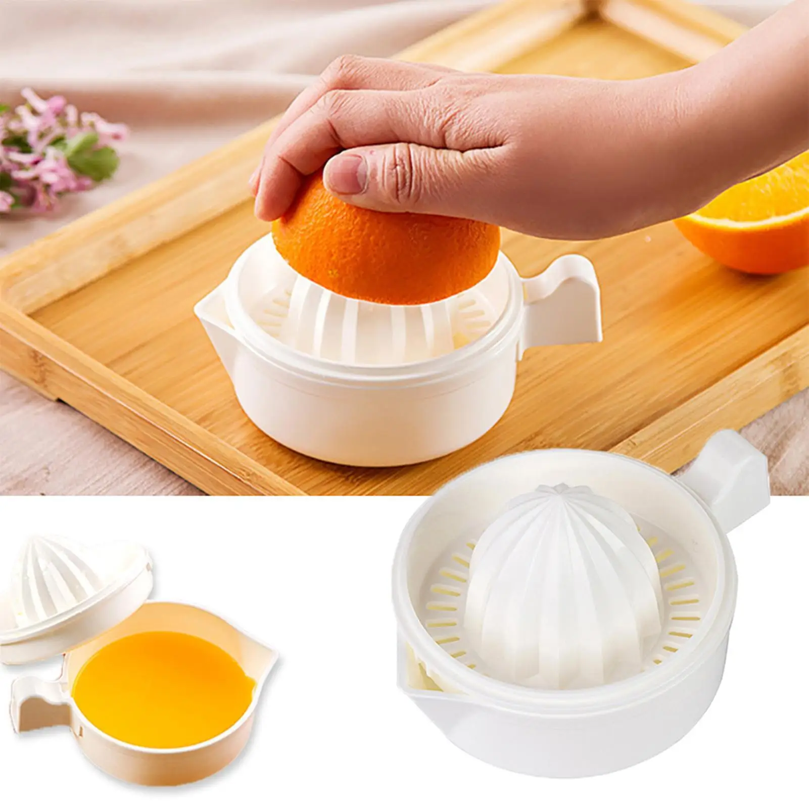 Hand Lemon Squeezer Manual Portable Citrus Juicer Mini Orange Juicer Multifunctional Fruit Juicer  Home Kitchen Gadgets
