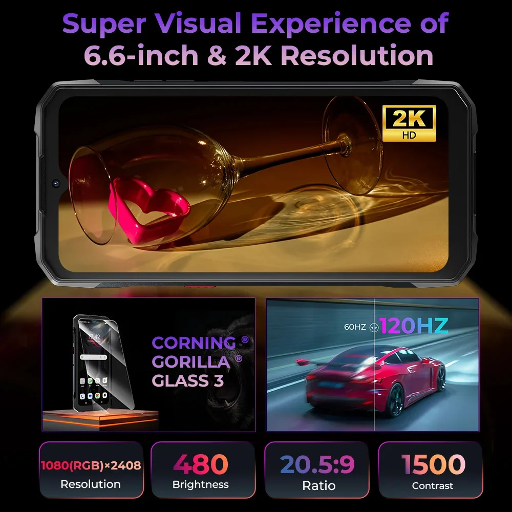 HOTWAV Cyber 15  Rugged Phone 6.6