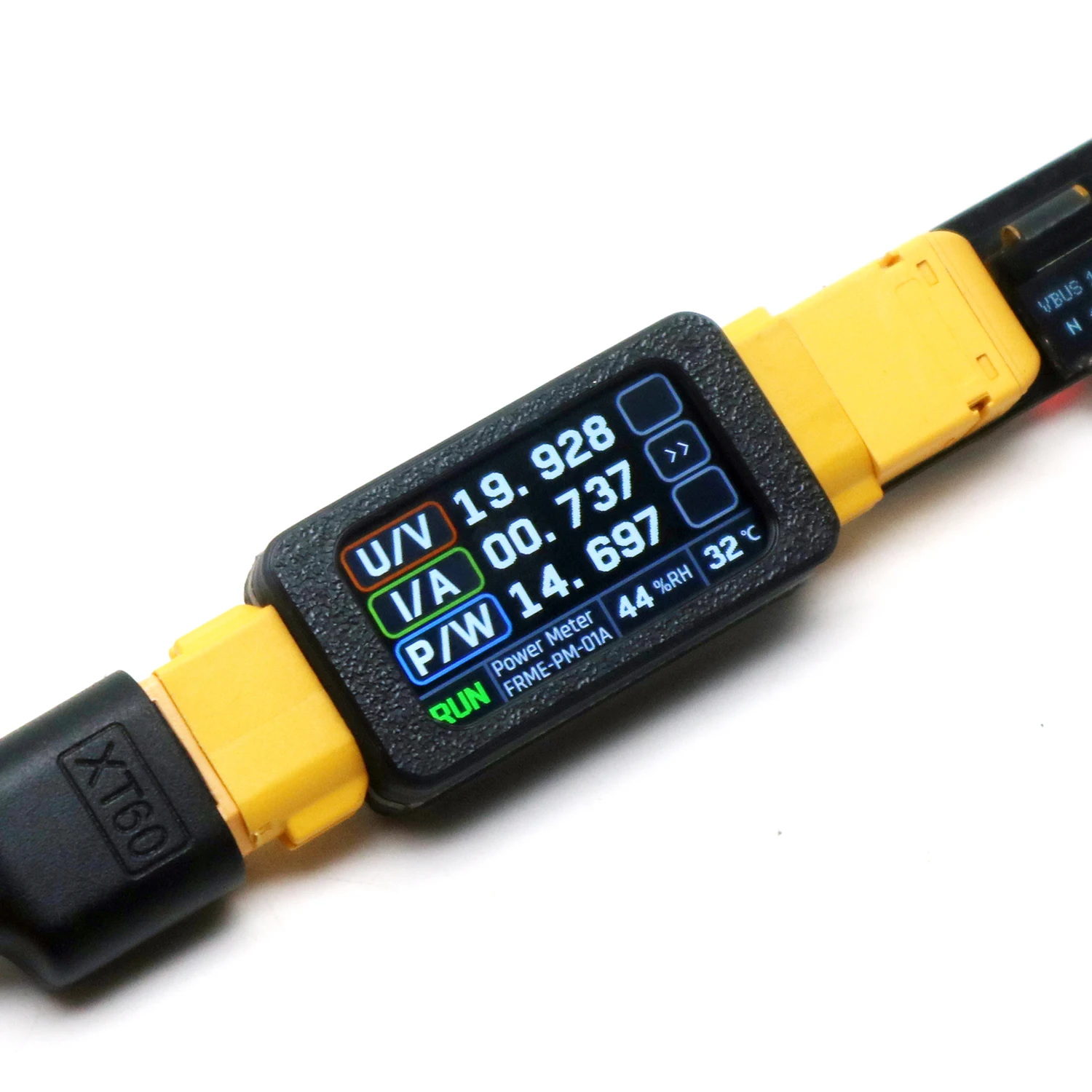 60A XT60 Bidirectional Power Meter Digital Voltmeter Ammeter Lead-acid Liion Lifepo4 BMS RC Battery Charging Discharging Monitor