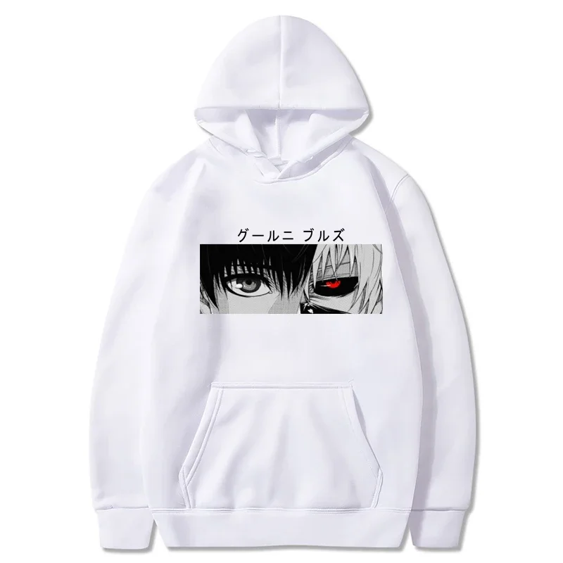 

Women's Long Sleeves Tokyo Ghoul Kaneki Ken Eyes Hoodie Sweatshirt Graphic Anime Print Pullover Hoodies Women Clothes