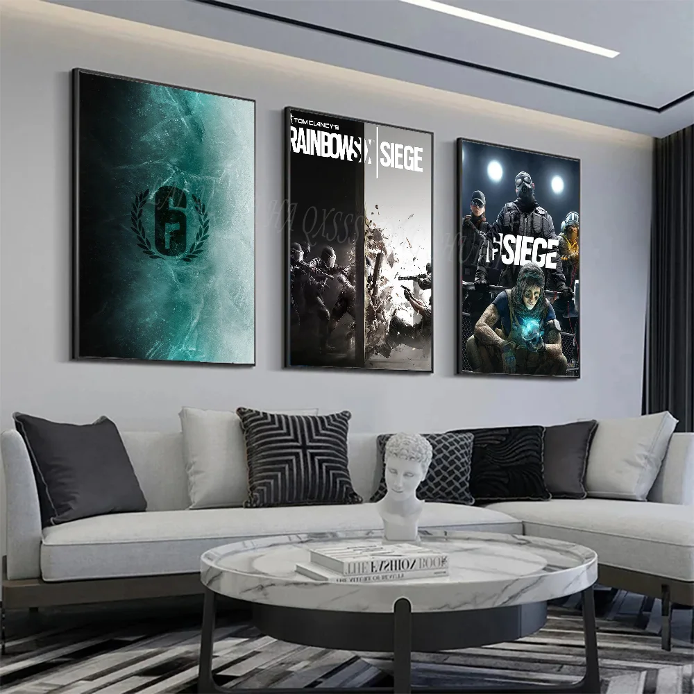 A-Game Siege-R-Rainbow-S-Six R6 Poster Wall Art Home Decor Room Decor Digital Painting Living Room Restaurant Kitchen Art