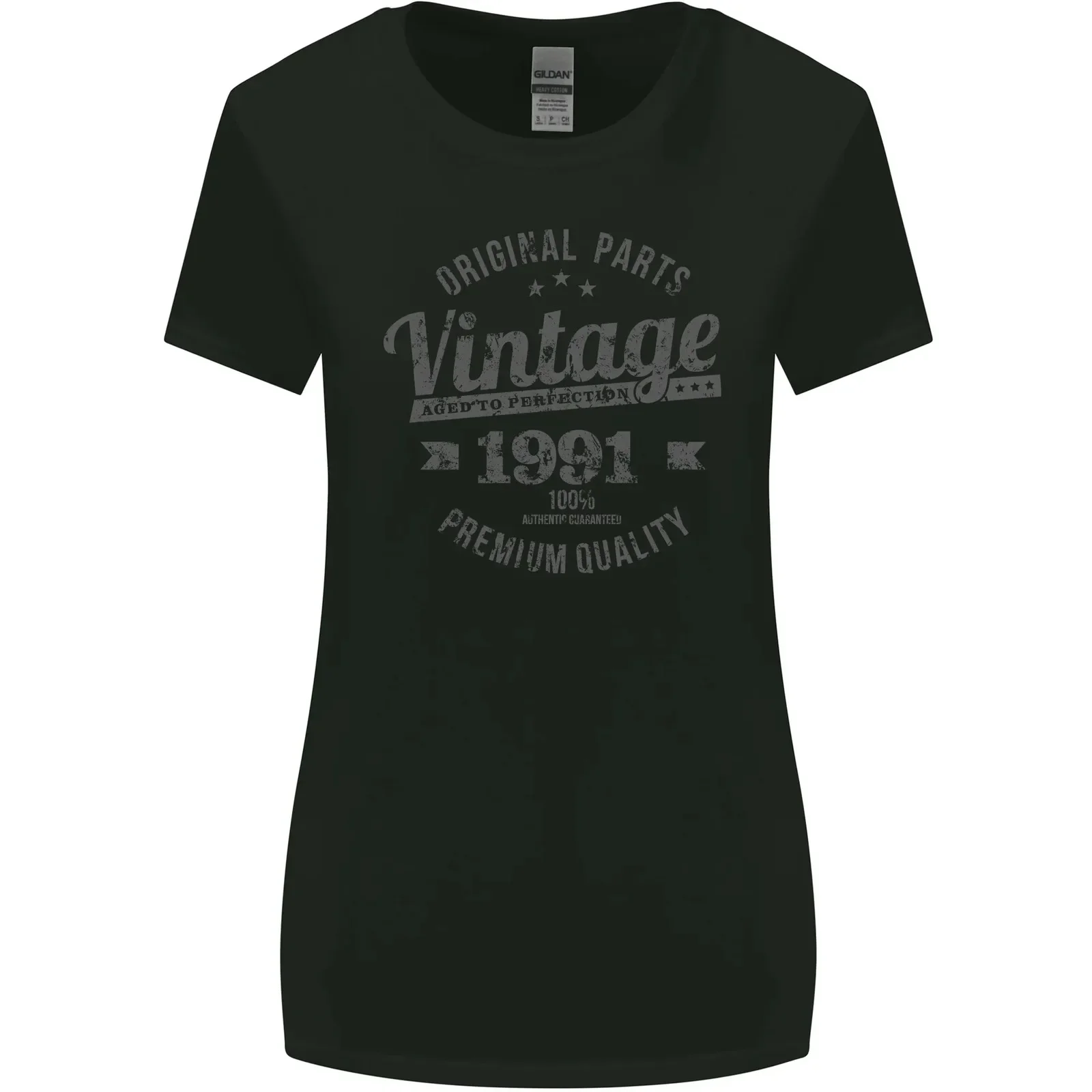 Vintage Year 33rd Birthday 1991 Womens Wider Cut T-Shirt