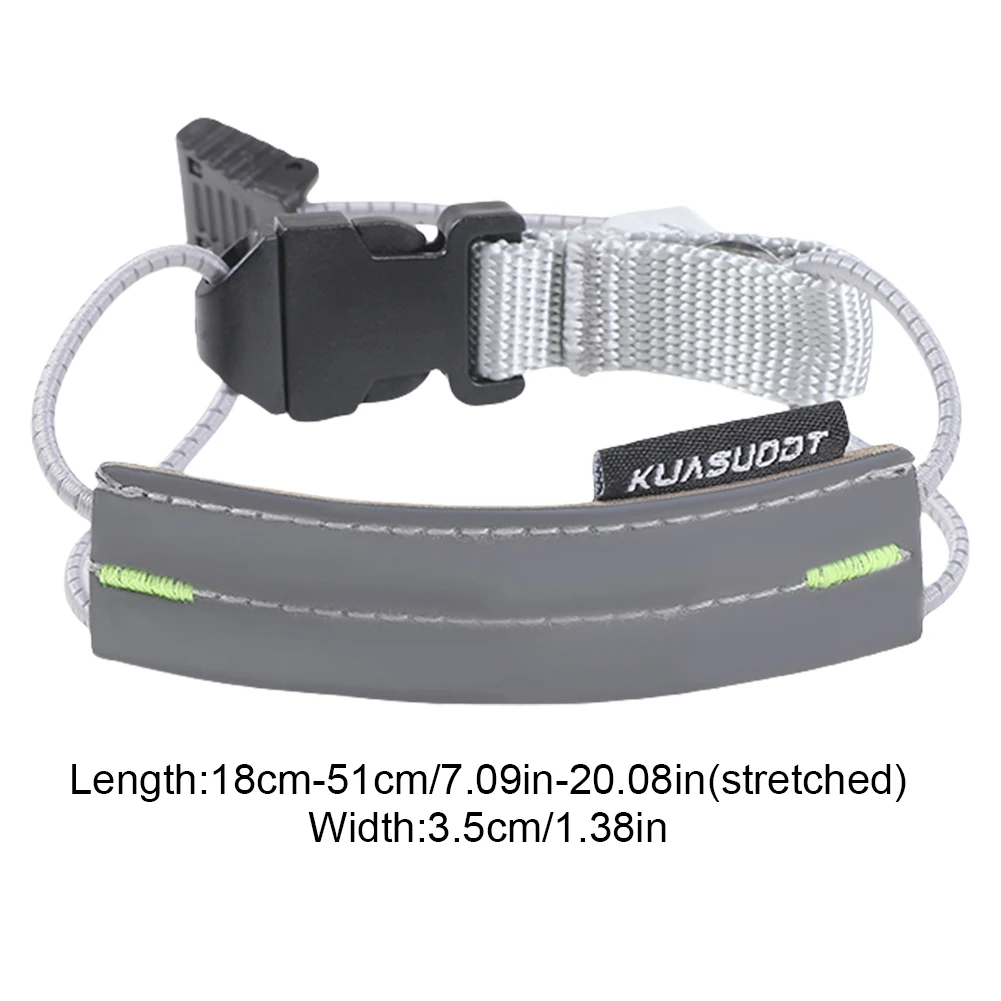 عاكس الدراجة السراويل حزام قابل للتعديل ركوب الدراجات السراويل الكفة الفرقة دراجة بنطلون العصابات ليلا المشي ركوب الدراجات الجري