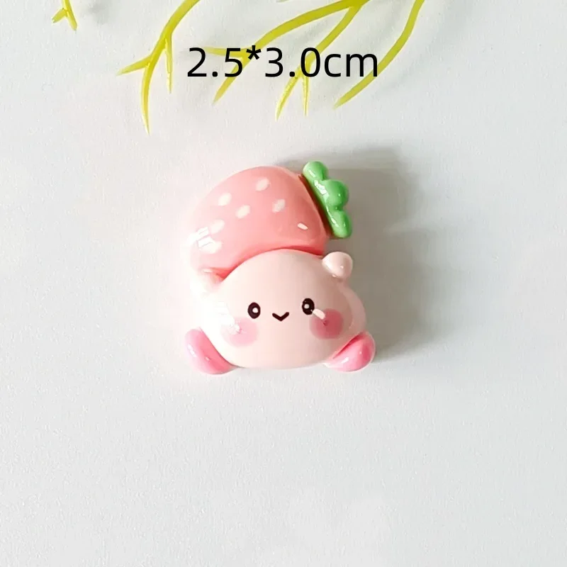 5 stks Cartoon Dieren Bandai Chef Grappige Kirby Plaksteen Hars Bedels Ambachten Versieringen Diy Cabochons Decoratie Accessoires