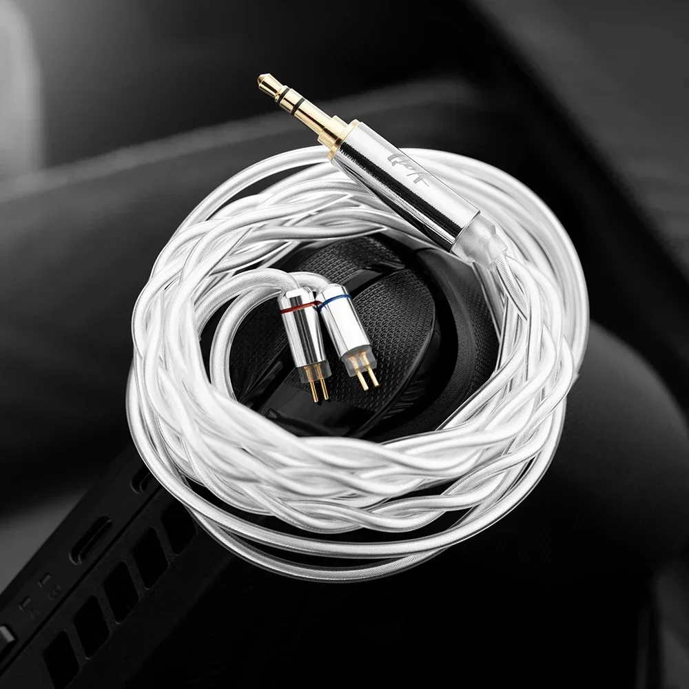QoA Mimosa 1 DD +1 Planar IEMs In Ear HIFI Wired Earphone Music Monitor Headphone with 0.78 2pin Cable 3.5/4.4mm Plug